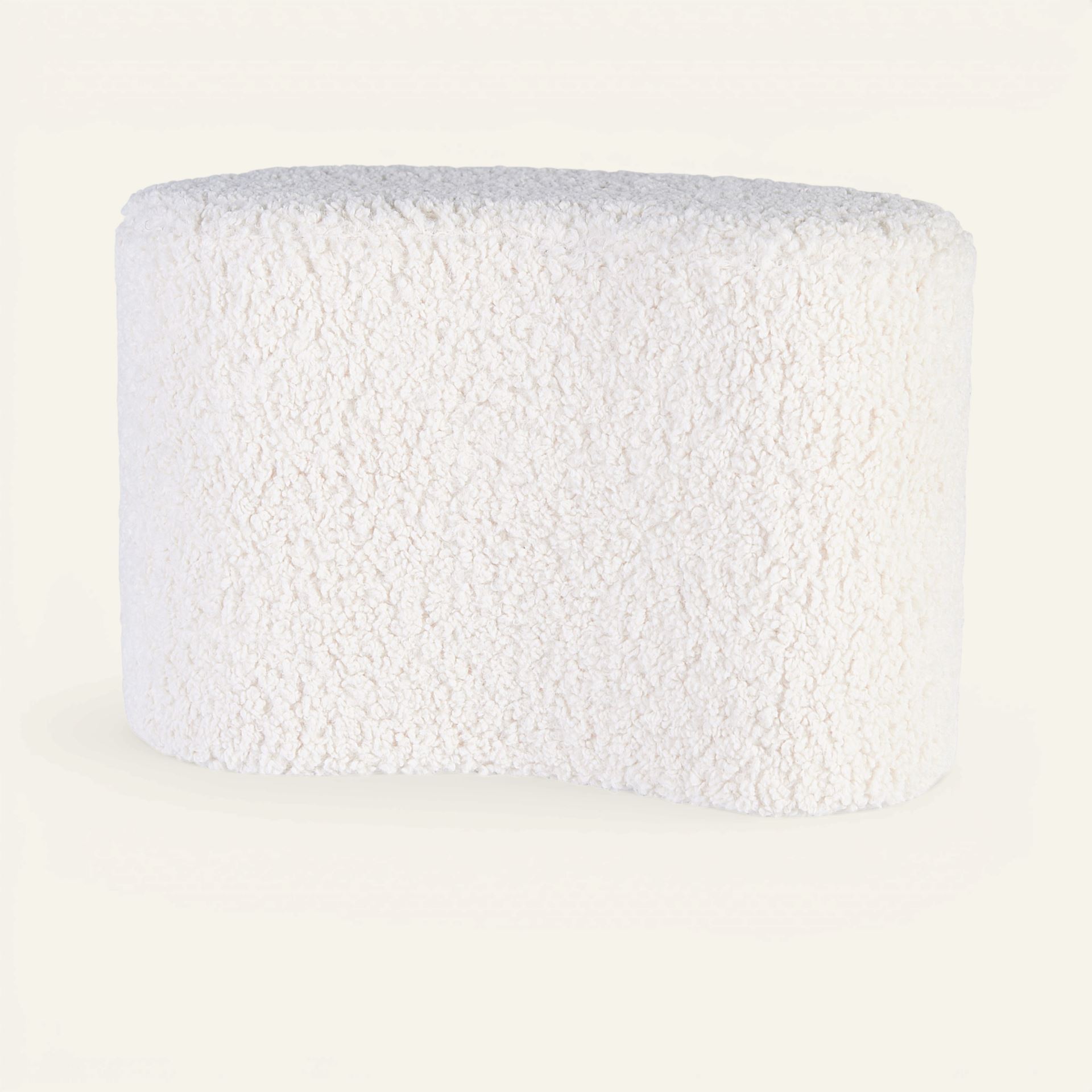 Puff hvit - 30x50x32 cm hvit - 1