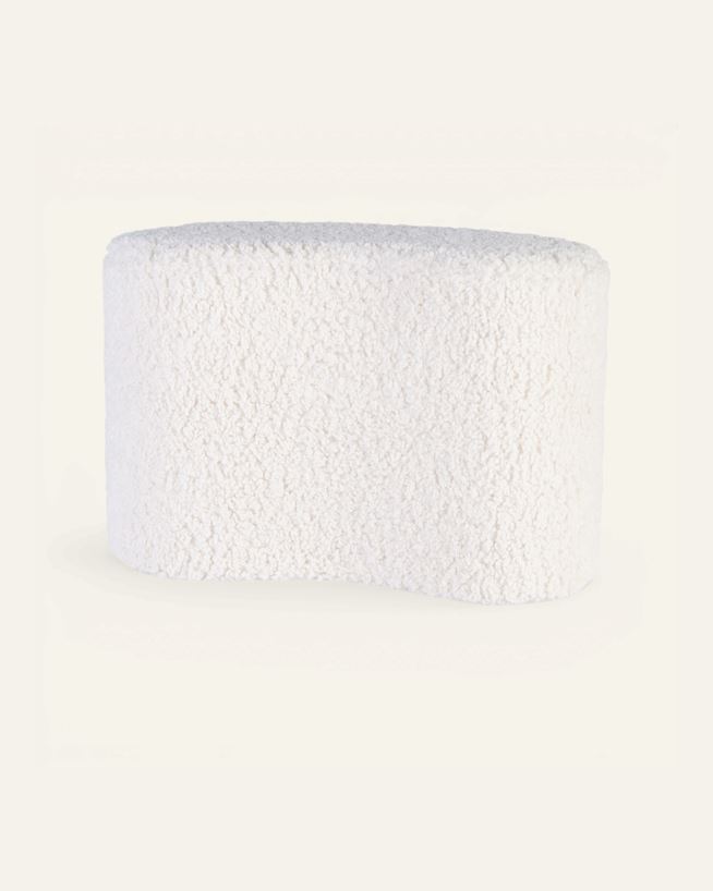 Puff hvit - 30x50x32 cm hvit - 1