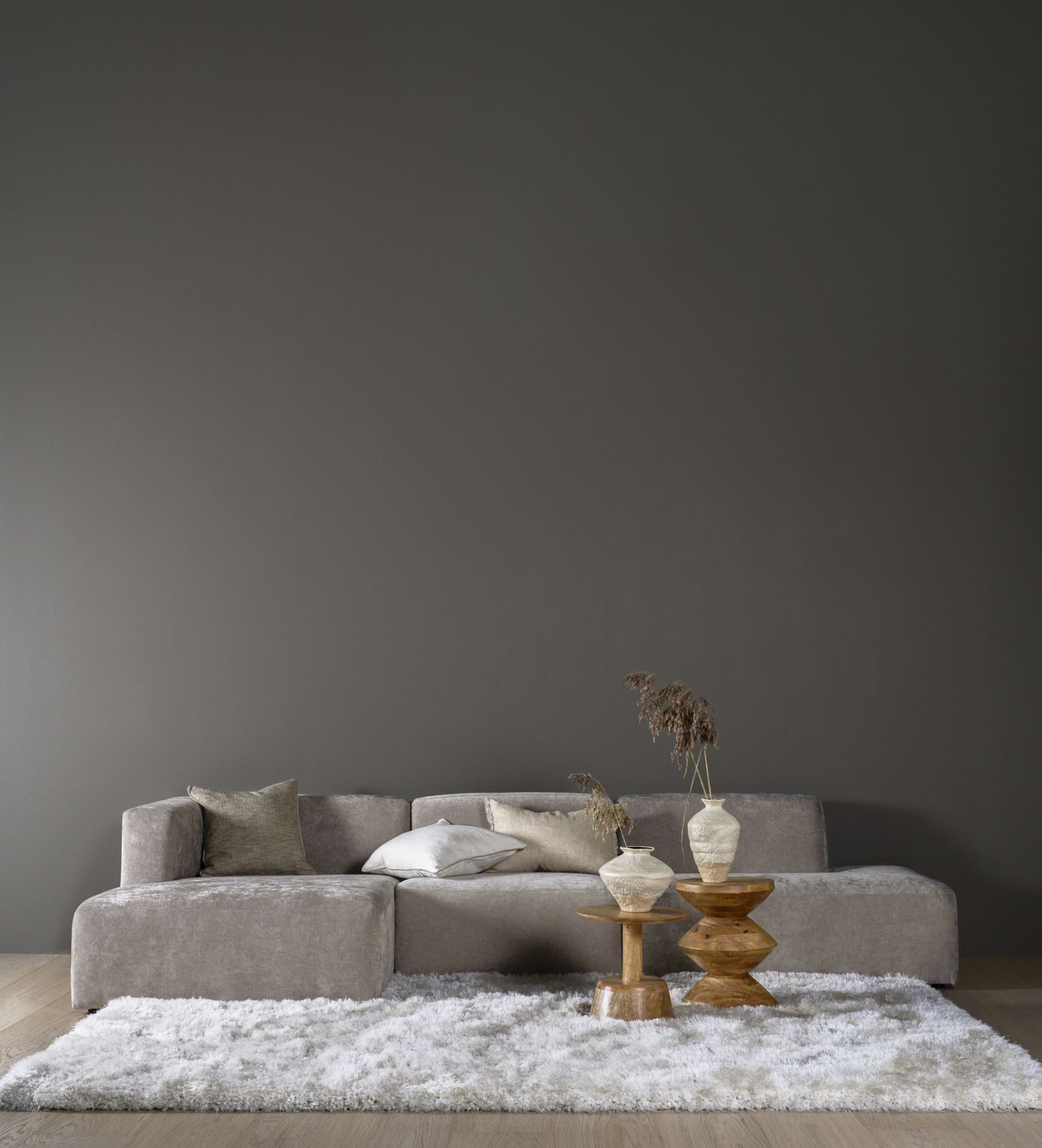 Modulsofa 1,5 seter uten armlene grå - 4