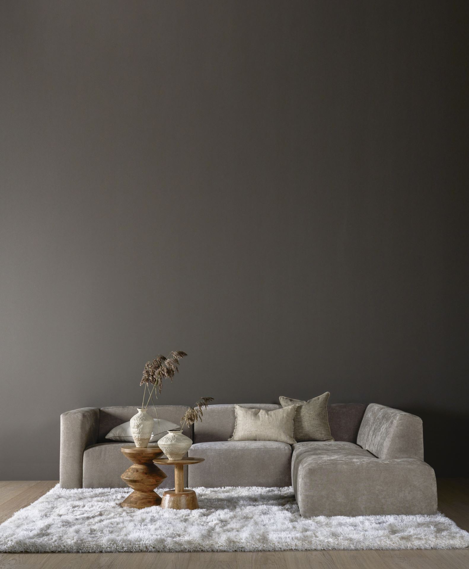 Modulsofa 1,5 seter uten armlene grå - 5