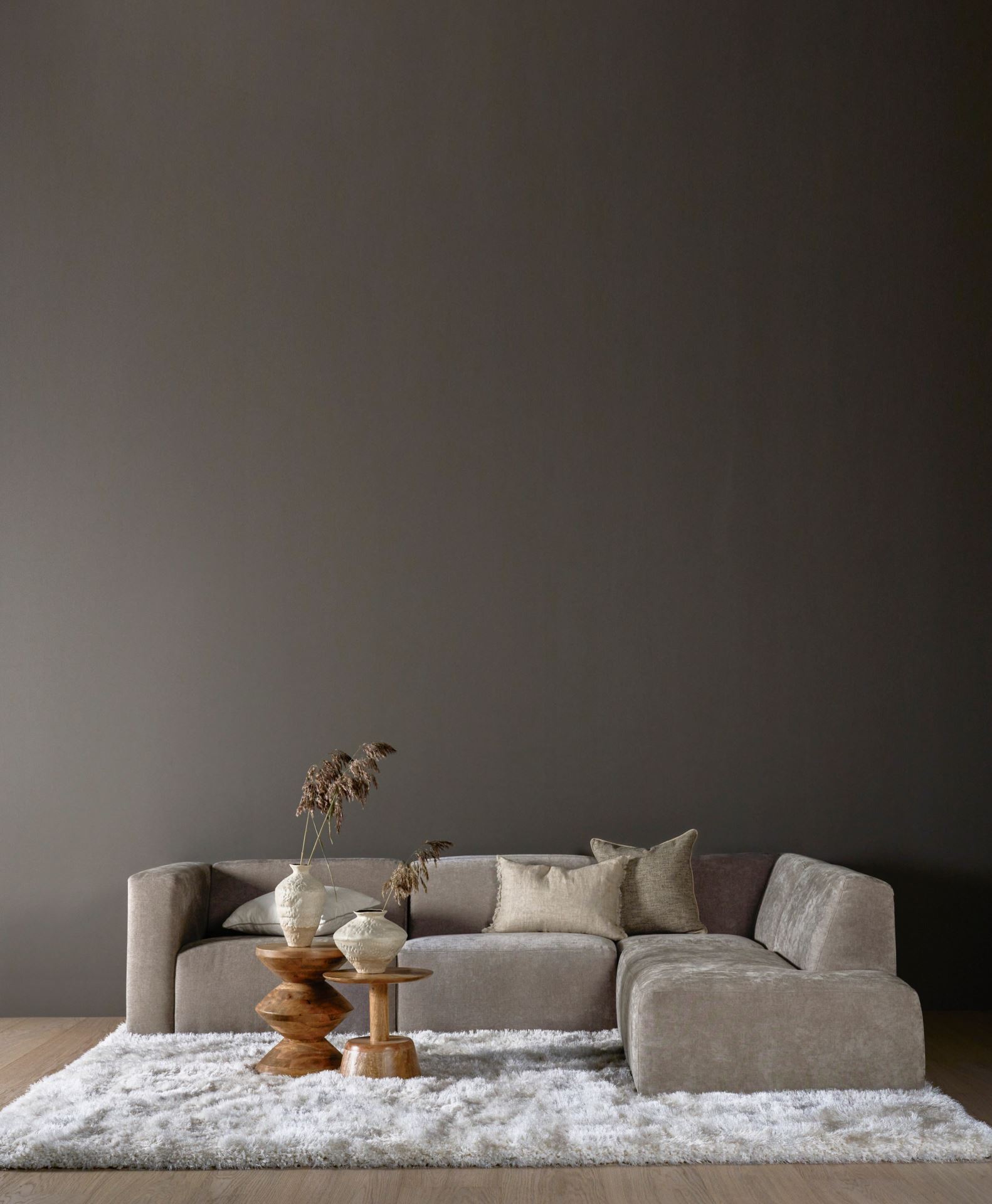 Modulsofa åpen ende høyre grå - 7