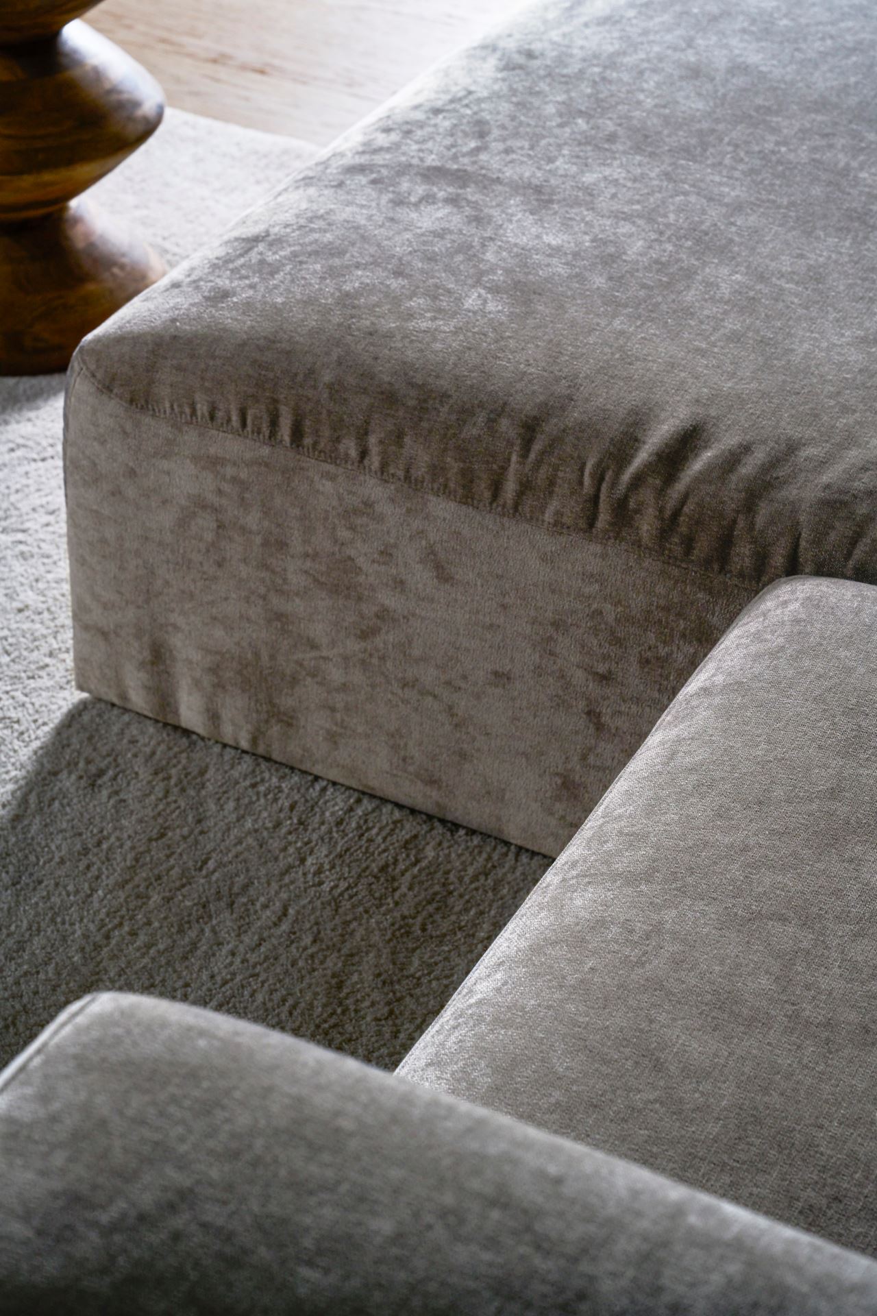 Modulsofa 1,5 seter m/armlene høyre grå - 6