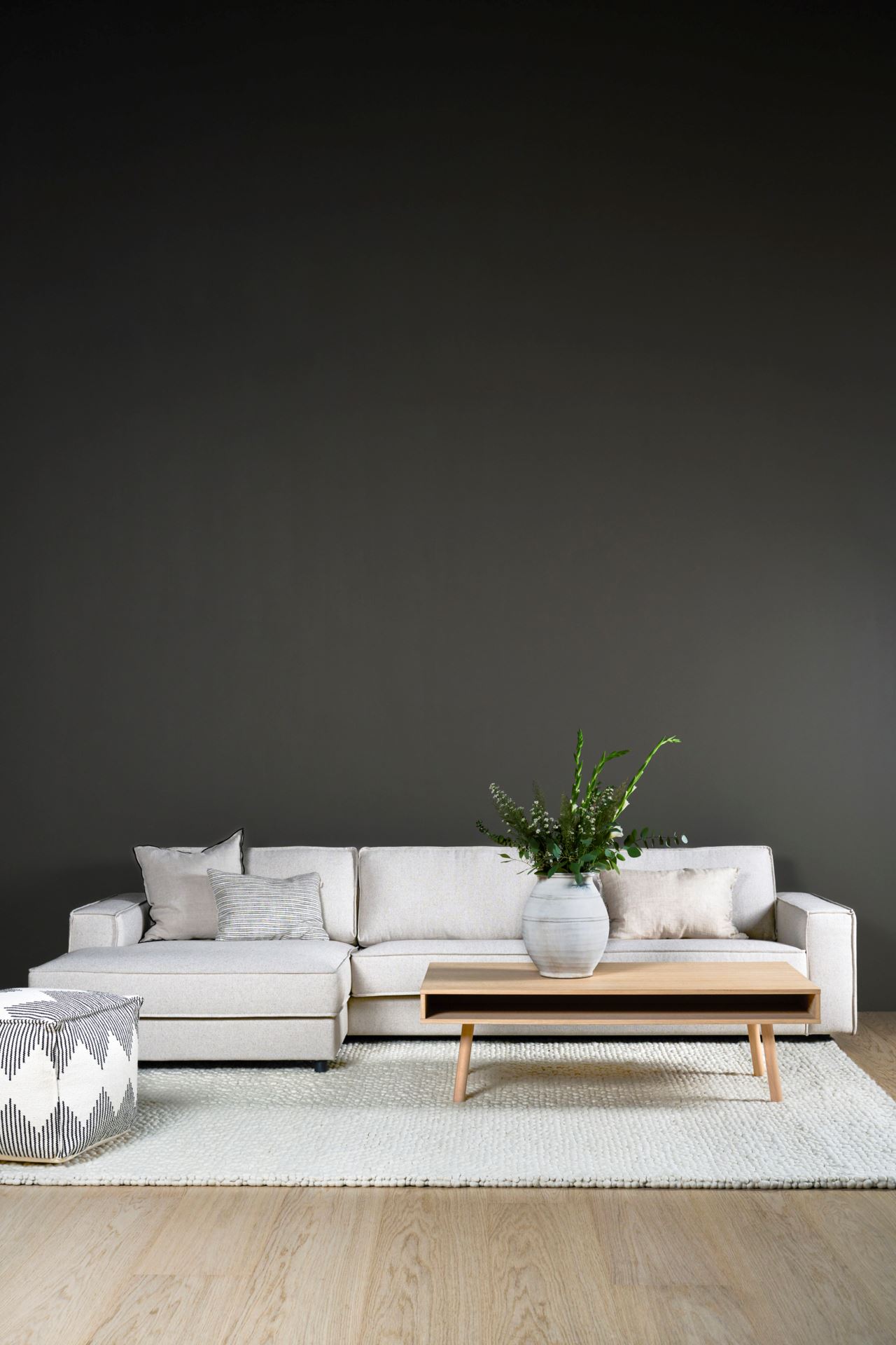 Setetrekk pakke 3 seter sjeselong venstreke natur - 5