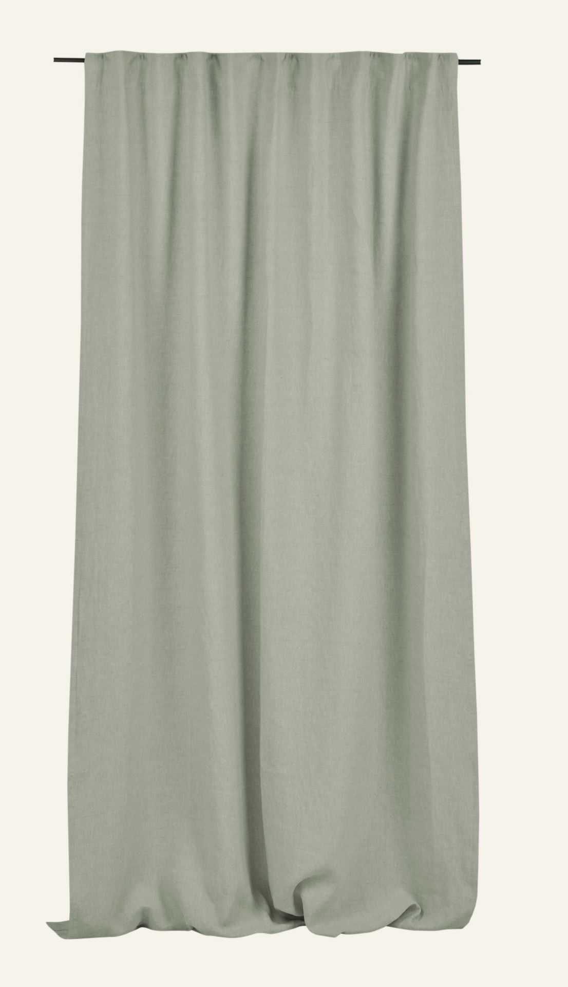 Lysdempende lingardin lindegrønn - 135x250 cm lindegrønn - 1