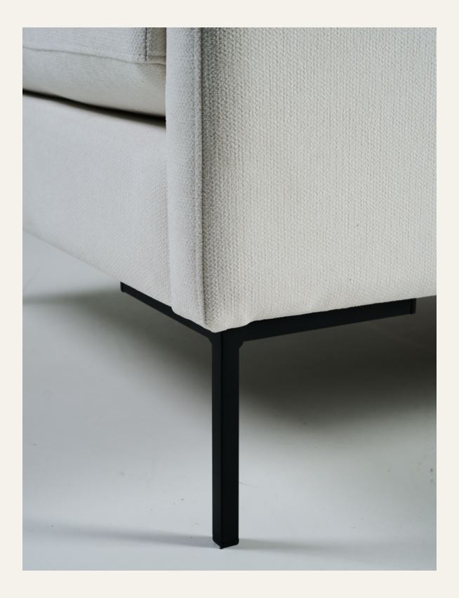 3 seter sofa hvit - 5