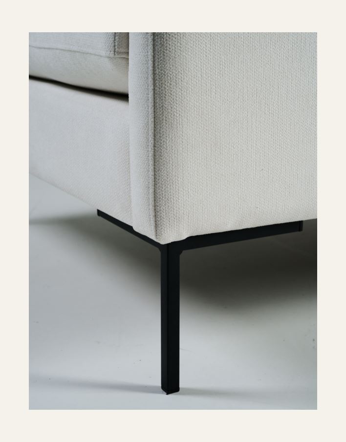 3 seter sofa hvit - 5