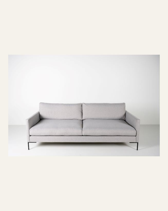 3 seter sofa lys grå - 227x100x83 cm lys grå - 1