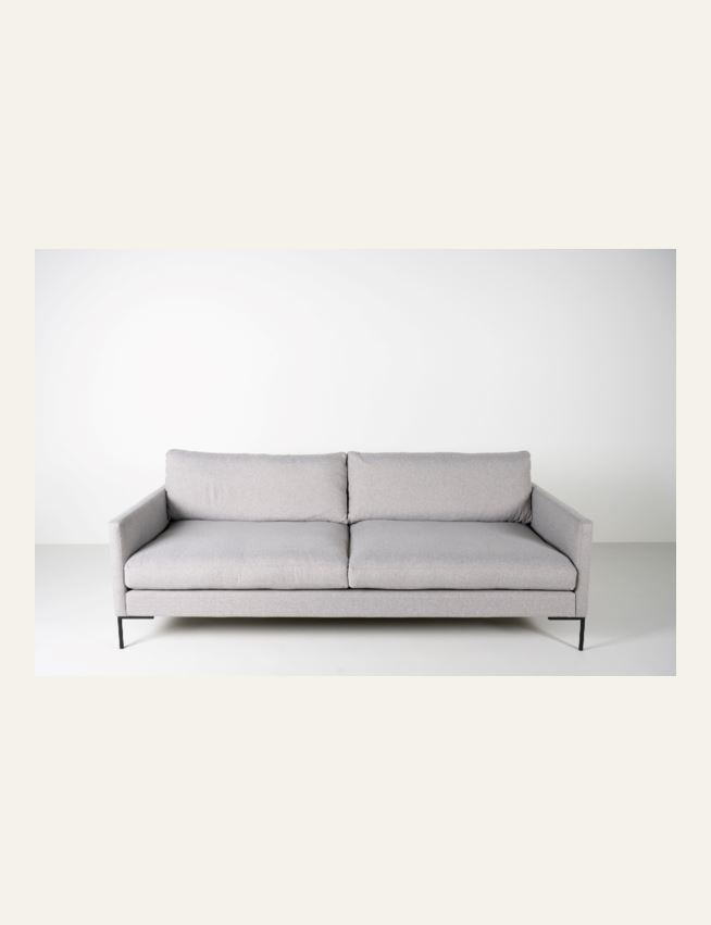 3 seter sofa lys grå - 7