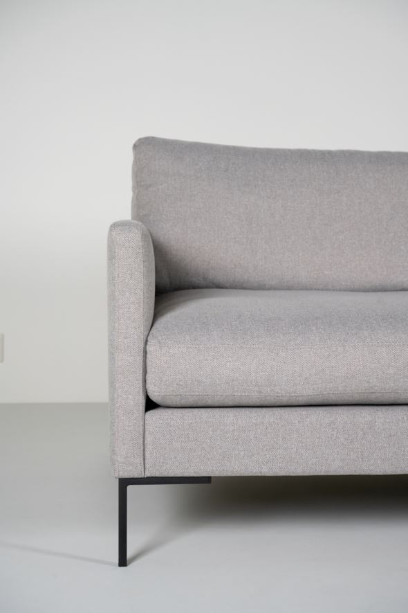 3 seter sofa lys grå - 9