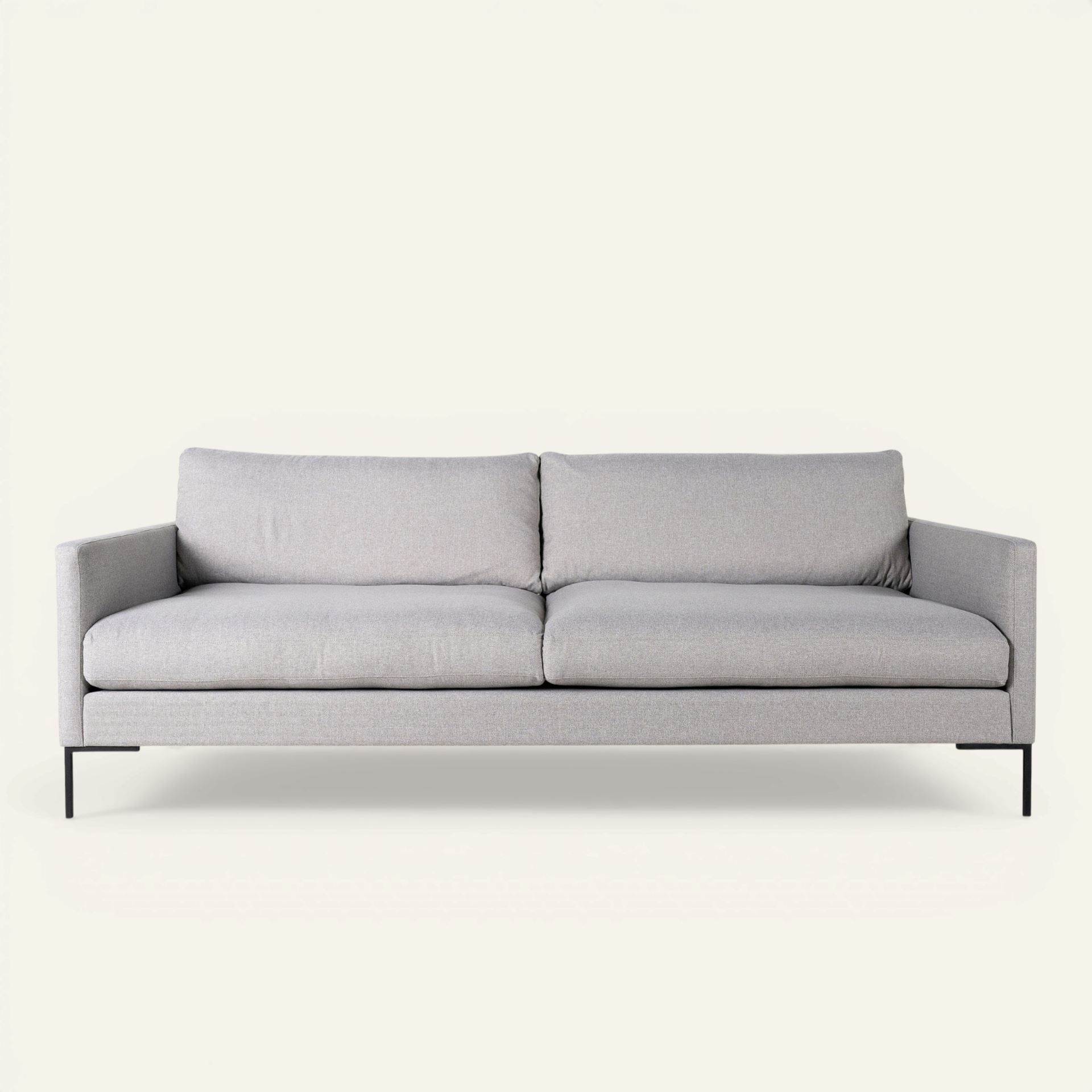3 seter sofa lys grå - 227x100x83 cm lys grå - 1