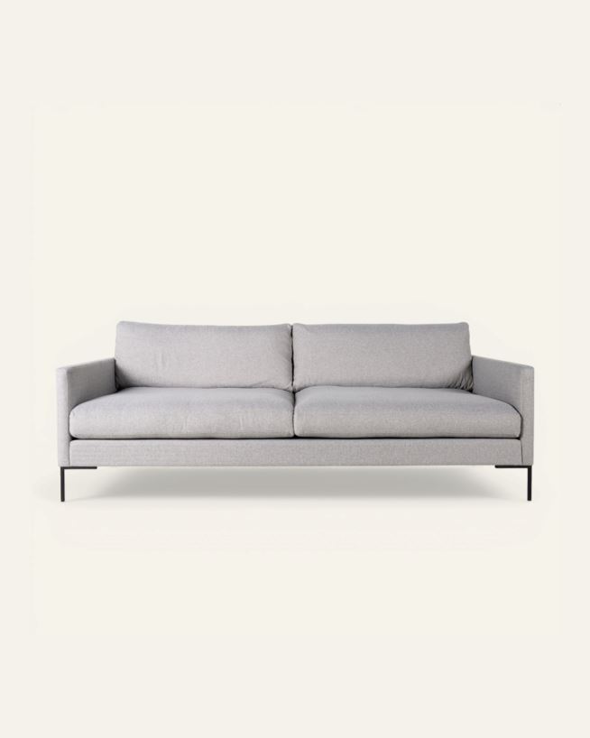 3 seter sofa lys grå - 227x100x83 cm lys grå - 1