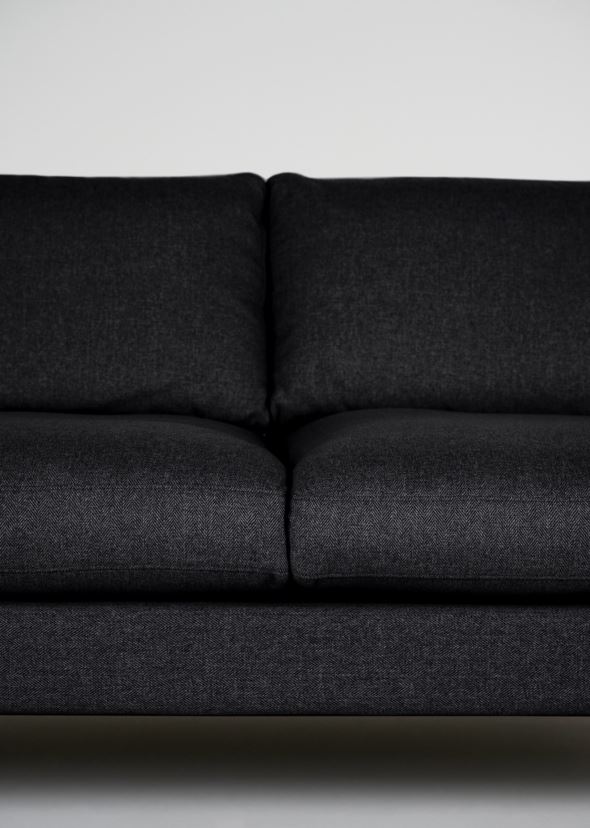 3 seter sofa svart - 4