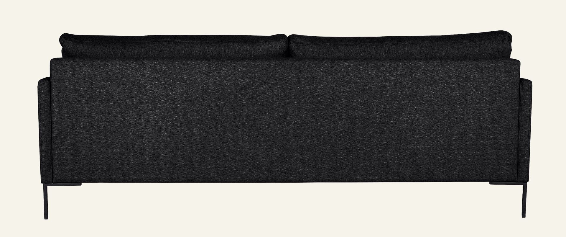 3 seter sofa svart - 2