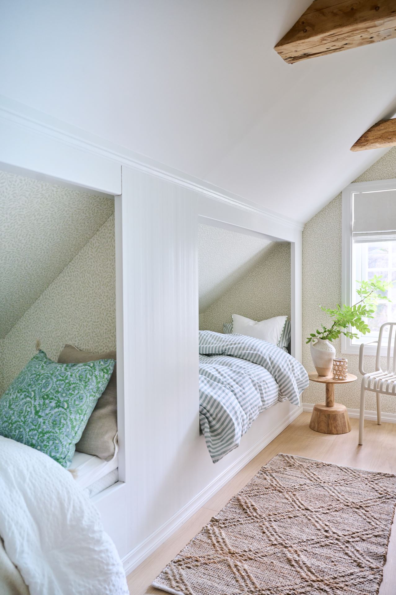 Bomull sengesett grønn - 3