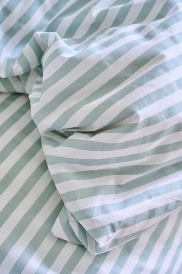 Bomull sengesett grønn - 5