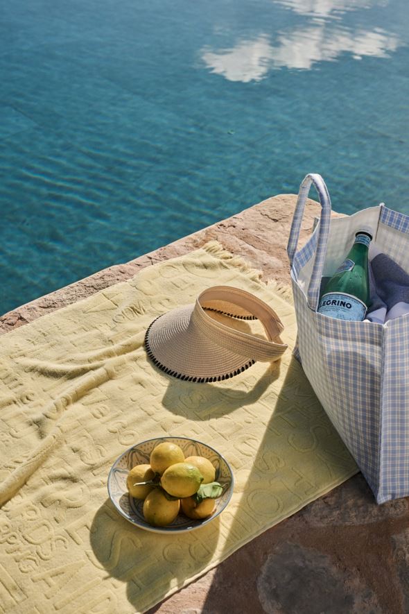 Badehåndkle gul - 2