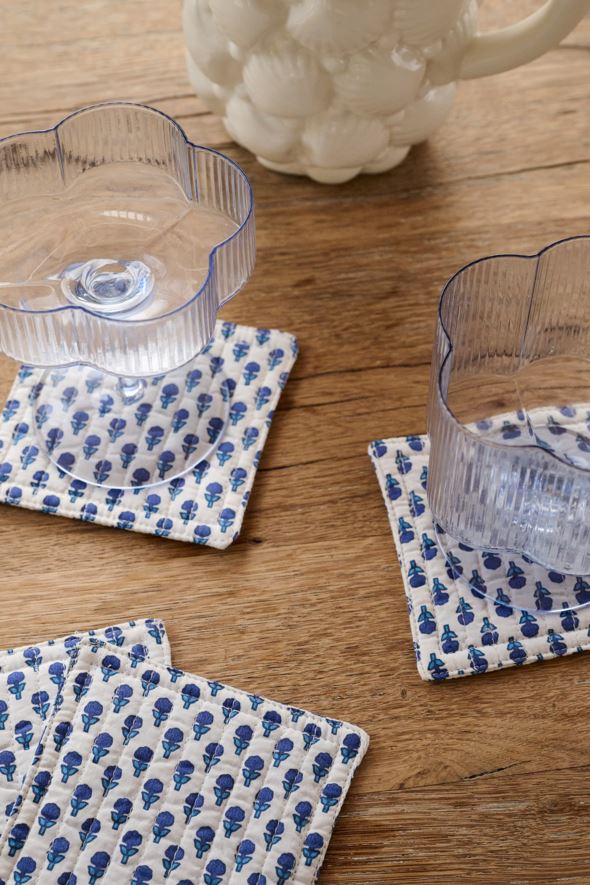 4pk drikkebrikke blå - 2