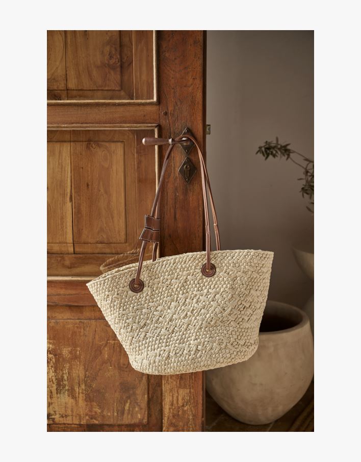 Stråveske natur - one size natur - 1