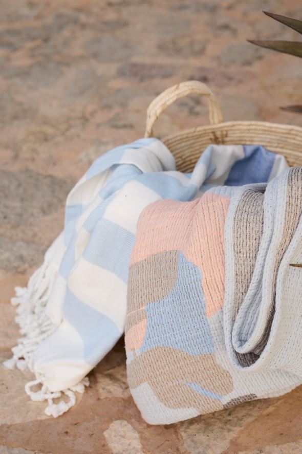 Pledd multi blå - 4