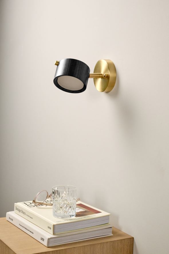Vegglampe svart - 2