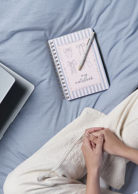 Notatbok a5 lys blå - 2