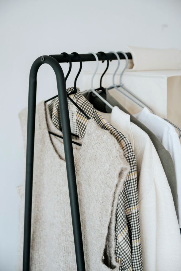 Klesstativ svart - 10