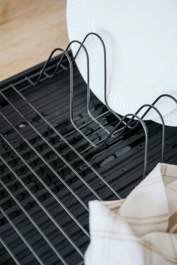 Oppvaskstativ svart - 3