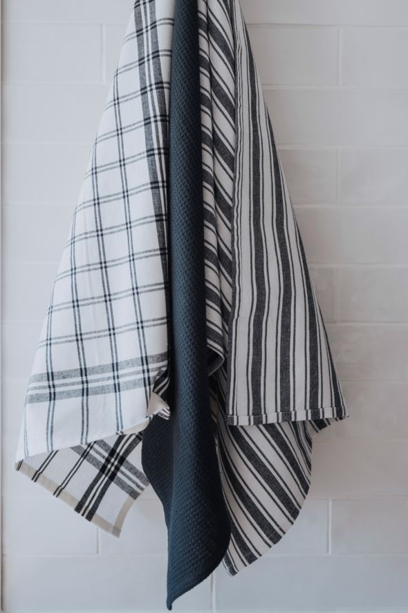 Kjøkkenhåndkle svart - 2