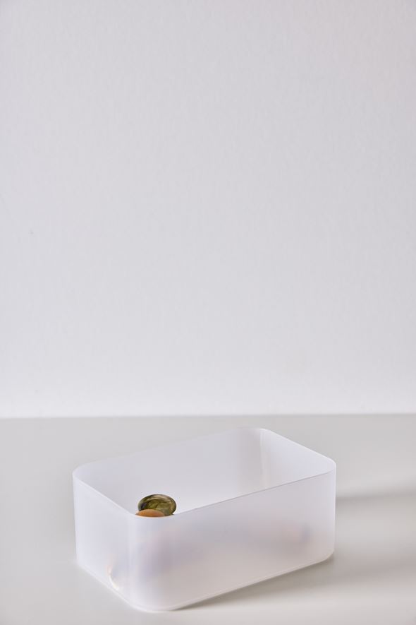 Oppbevaringsboks frostet - 5