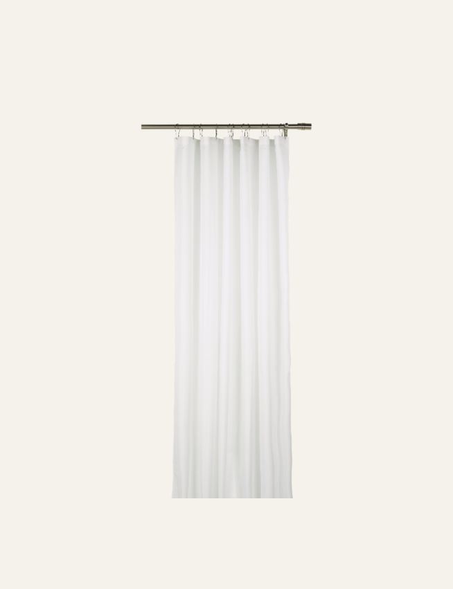 Dusjforheng hvit - 2