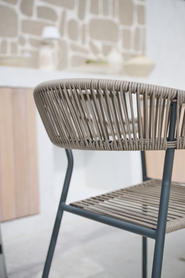 Hagestol koksgrå - 4