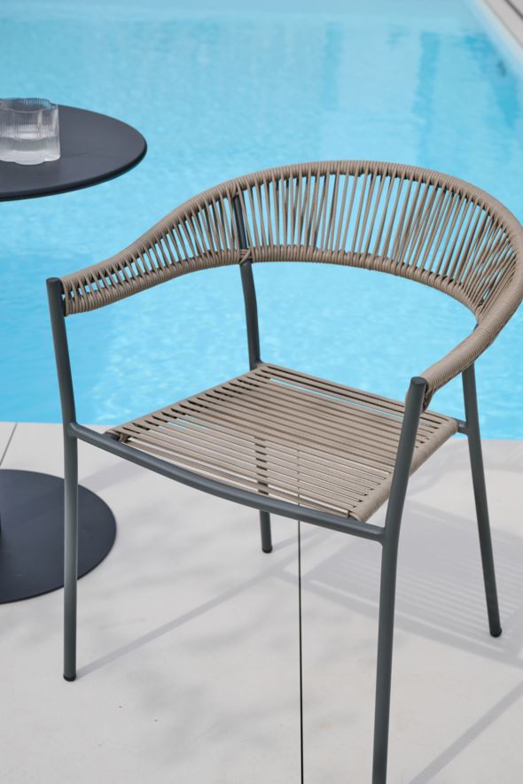 Hagestol koksgrå - 3