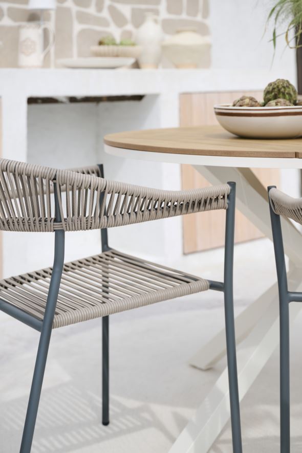 Hagestol koksgrå - 2