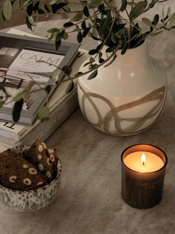 Duftlys beige - 145 g beige - 1